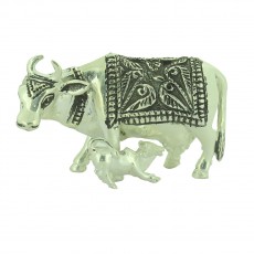 92.5 Sterling Silver Cow & Calf Silai